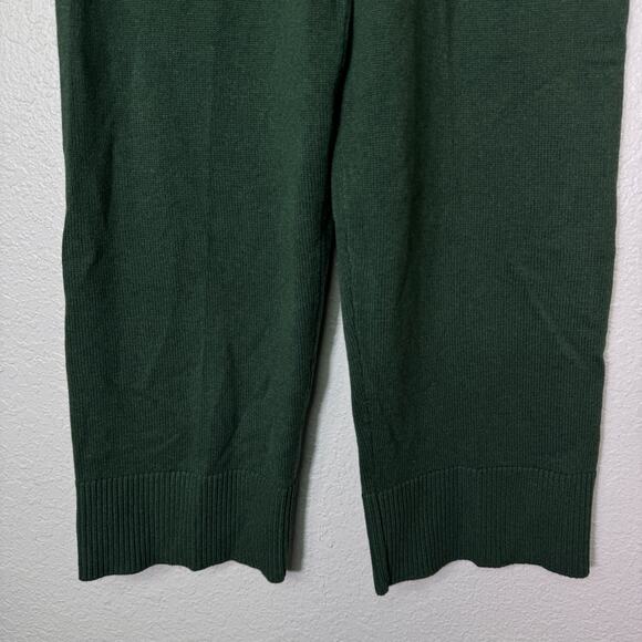 Free People Beach Solar Sweater Set Womens Small Cardigan Pant Lounge Pine Green - Picture 8 of 16